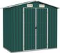 Abri de jardin 205x129x183 cm acier galvanisé vert