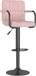 vidaXL Barkruk fluweel roze