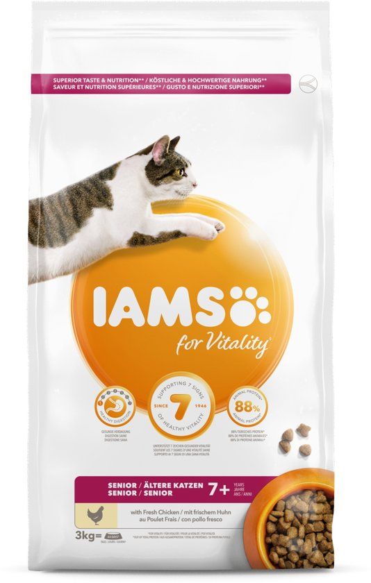 Iams Cat Senior - Kip - 3 kg