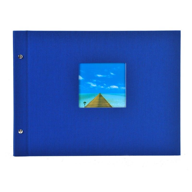 Goldbuch Bella Vista Fotoalbum - blauw - 31x39 cm