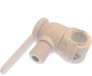 Goldenship Support d'antenne blanc 25 mm