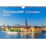 Reismagie Zweden A4-kalender 2024