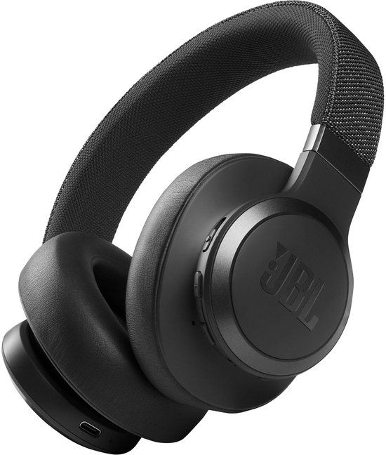 JBL Live 660 Noise Cancelling Over-Ear Headphones - Zwart