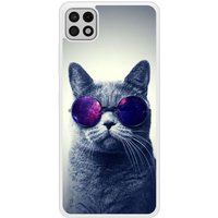 Samsung Galaxy A22 Chat a lunette Verstevigd hoesje met sublimatie bedrukking