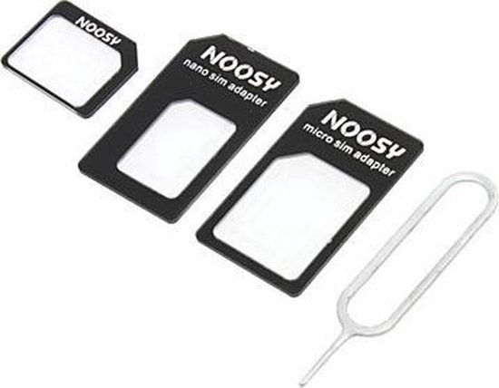 Go Go Gadget SIM-kaart adapter - Nano SIM naar Micro SIM converter - Voor iPhone, met Ejector Pin
