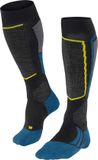 FALKE SK2 warm dik wol functioneel materiaal skisokken heren zwart - maat 39-41