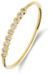 Lucardi Dames 14 karaat geelgouden ring met zirkonia - Maat 49