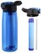 Bouteille d'eau sans marque avec filtre - 800 ml - Bleu