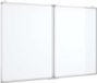 vidaXL Whiteboard magnetisch inklapbaar 120x80x1,7 cm aluminium