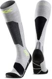 X-Socks Ski Discover OTC Skisokken Rhino Grijs/Geel 39-41