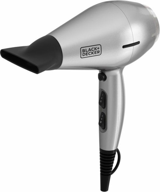 BLACK+DECKER Föhn BXHDA2400E Grijs 2400 W