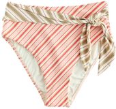 Next Dames Bikinislip met hoge taille en gestrikte voorkant Roze