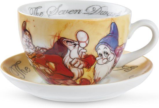 Egan Snow White The Seven Dwarves Cappuccino mug