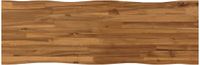 vidaXL Tafelblad Naturel Glas 100 x 40 x 3 cm