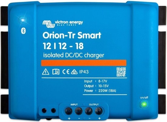 Victron Orion-Tr Smart 12/12-18A (220W) Geïsoleerd