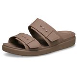 Crocs Dames Brooklyn gesp lage wig sandaal, latte, 4 UK, Latte, 36/37 EU