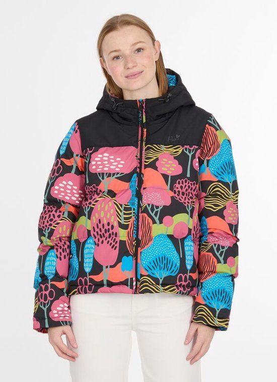 Ragwear Amazze Print Dames Winterjas - meerkleurig - M