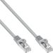 InLine 2x RJ45 stekker gegoten S-FTP kabel, Cat. 5e, AWG26 gevlochten en folie afscherming kabellengte op stekker 1:1 verbinding EIA/TIA 568B Blisterzakje met EAN code