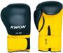 KWON Bokshandschoenen Knocking noir/jaune 16oz