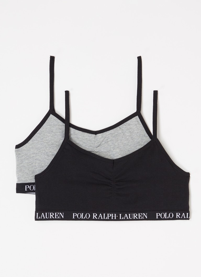 Ralph Lauren Ralph Lauren Bralette met logoband in 2-pack