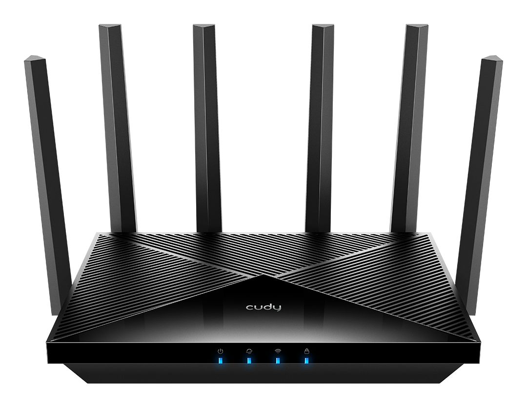 Cudy WR11000 Draadloze router 2.5 Gigabit Ethernet Tri-band (2,4 GHz / 5 GHz / 6 GHz) Zwart