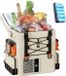 Merkloos Glacière électrique portable 16 l 12/24 V DC 110/240 V AC glacière à dos pour camping e-bike voyage camping-car glacière avec batterie 15 minutes refroidissement rapide