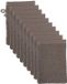 Merkloos / Sans marque The One Towelling Washandjes - 15x21 cm - 10 stuks - Hotelkwaliteit - 500 g/m² - 100% Gekamd katoen - Taupe