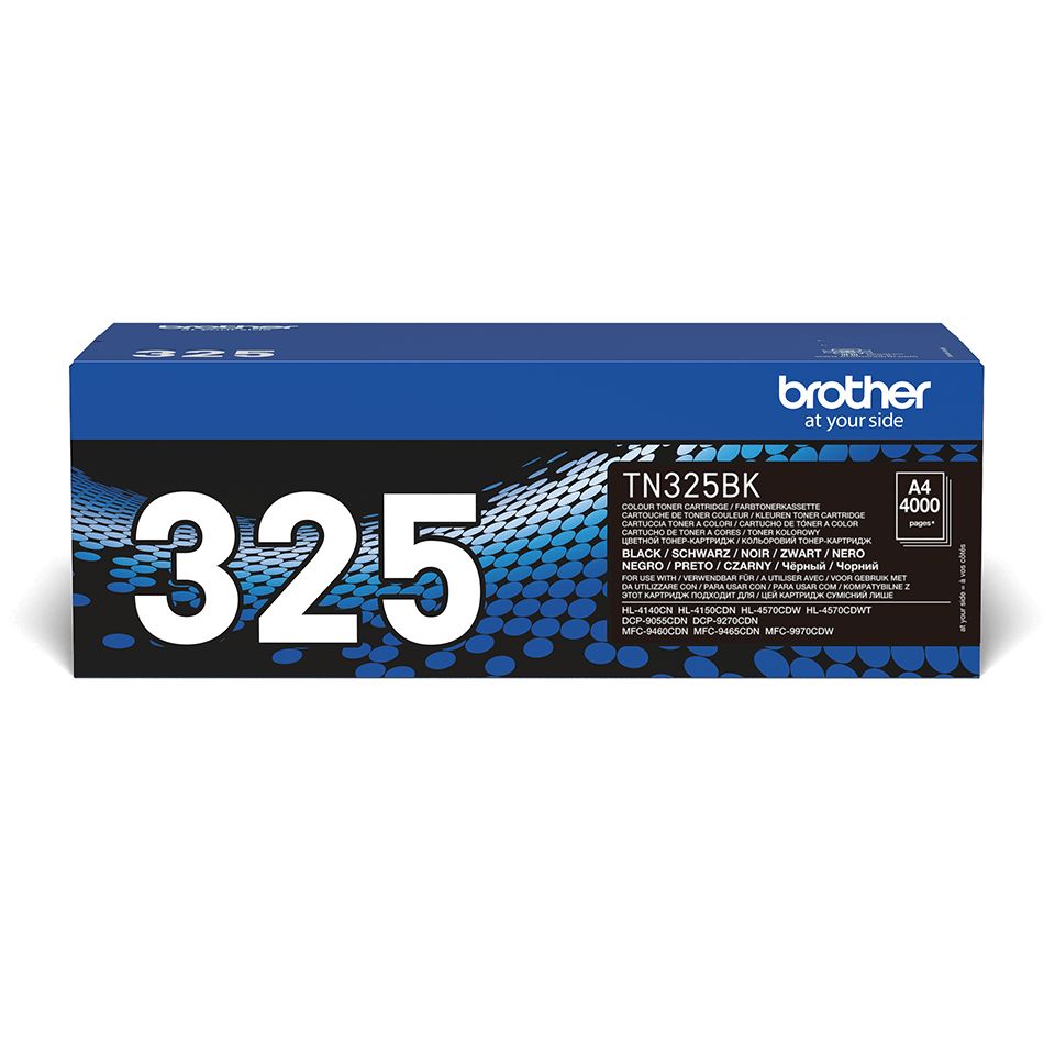 Brother TN-325BK Zwarte Toner Cartridge - Origineel