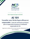 Travailler avec l'IA de façon efficace et responsable: Listes de vérification pratiques pour la supervision humaine et l'utilisation responsable de l'IA