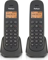 Profoon PDX620 - DECT telefoon met 2 handsets - Zwart