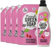 Marcel's Green Soap Wasmiddel Patchouli & Cranberry 23 Wasbeurten + 4 Navullingen Pakket