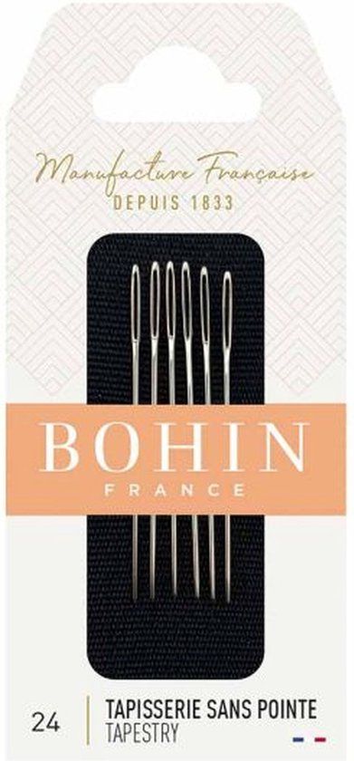 Bohin Borduurnaalden / wolnaalden zonder punt nr. 24 - 6 stuks