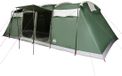 vidaXL Tente tunnel 8 personnes imperméable vert