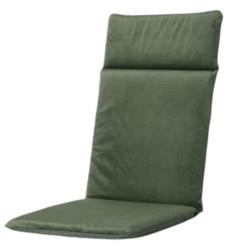 Madison tuinkussen Velvet 105 x 50 cm katoen/polyester groen