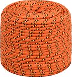 vidaXL Multifunctioneel touw 8 mm 25 m Oranje PP