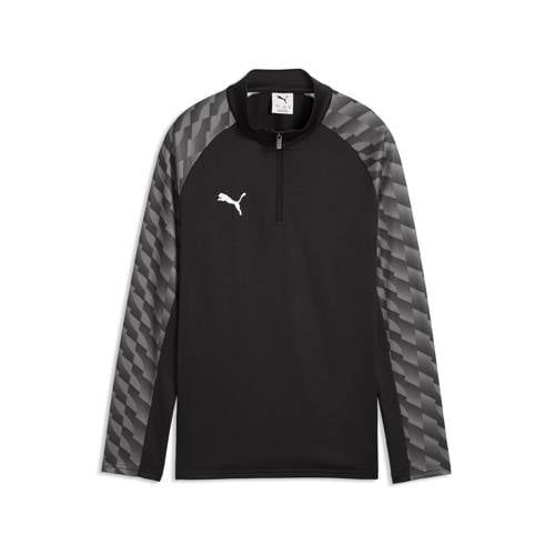 Puma voetbalshirt met lange mouwen zwart