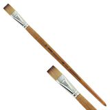 KUM - Acryl- en olieverfpenseel Wood Line plat maat 20