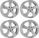 Dezent 4 KB Silber Felgen, 6.5Jx16, 5x112, geeignet für Seat Altea, Ateca, Leon, Toledo