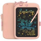 ELVANZA Grafisch tablet, 10,1 inch LCD-scherm, tekentablet voor kinderen, drukgevoelig schrijven, instelbare lijndikte, 7 mm dik