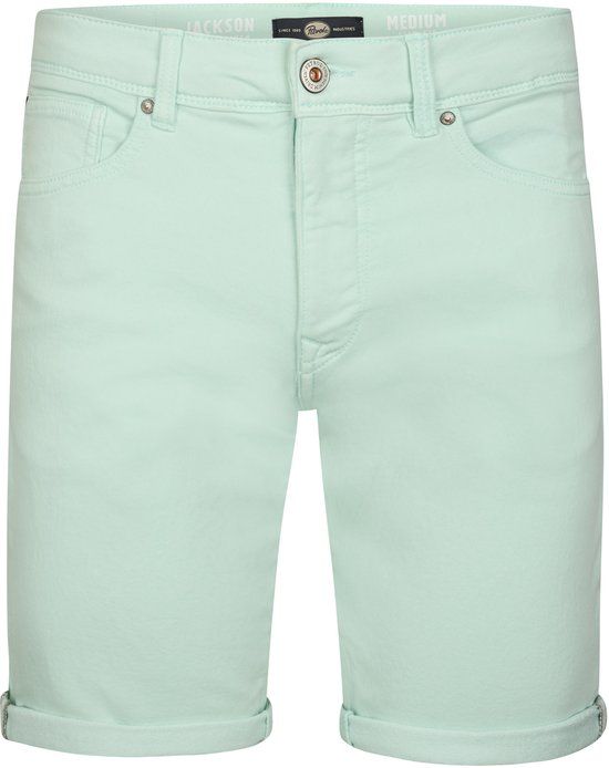 Petrol Industries Denim Shorts Heren - Jogg Denim Korte Broek - Slim Fit - Stretch Spijkerbroek - Herenkleding - 5 Zakken - Mannen Jeans - Groen - Maat XXL