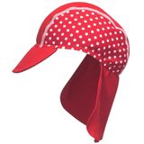 Playshoes UV zonnepetje Kinderen Dots - Rood - Maat 51cm