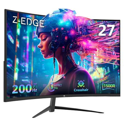 Z-Edge Gaming Monitor 27 inch 200 Hz, 1 ms, FreeSync, FHD 1080P