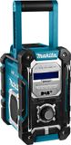 Makita DMR112 - Accu Radio - Zwart/Turkoois - Bluetooth - FM - IP64
