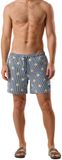 Seaside Pacific Stretch SWIMSH Heren strandshorts Geel Vis Streep XL