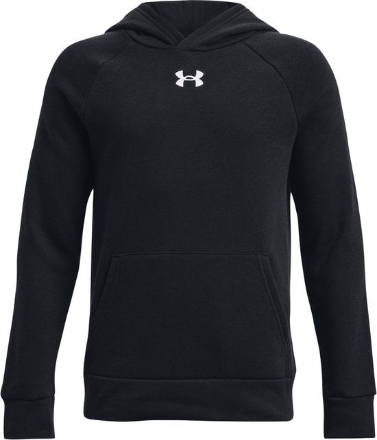 Under Armour UA Rival Fleece Hoodie Jongens - Zwart - Maat 122
