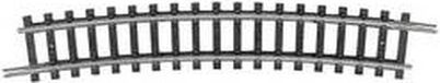 Minitrix N Minitrix rails T14927 Gebogen rails 15 ° 362.6 mm 10 stuk(s)