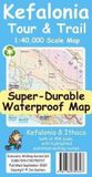 Kefalonia Libri GmbH Kefalonia Tour & Trail Map