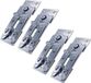 Famanu - 4 Pack Connecteur de canapé Connecteur de section de canapé Vis, Pièces de rechange de canapé de section Canapé Meubles