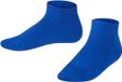 FALKE Family kort eenkleurig katoen sneakersokken enkelsokken kinderen blauw - maat 39-42
