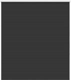 vidaXL Rolgordijn verduisterend 130x130 cm stofbreedte 126,6 cm zwart